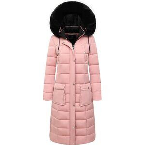 Women's Waterproof Long Winter Coat Thickened Down Alternative Jacket Warm Puffe